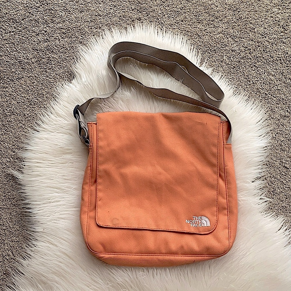 The North Face Orange Messenger Bag